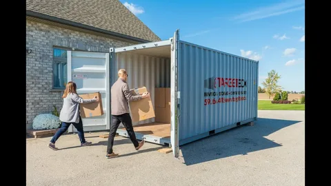 How does the local climate in Hobart influence the choice and maintenance of container storage?